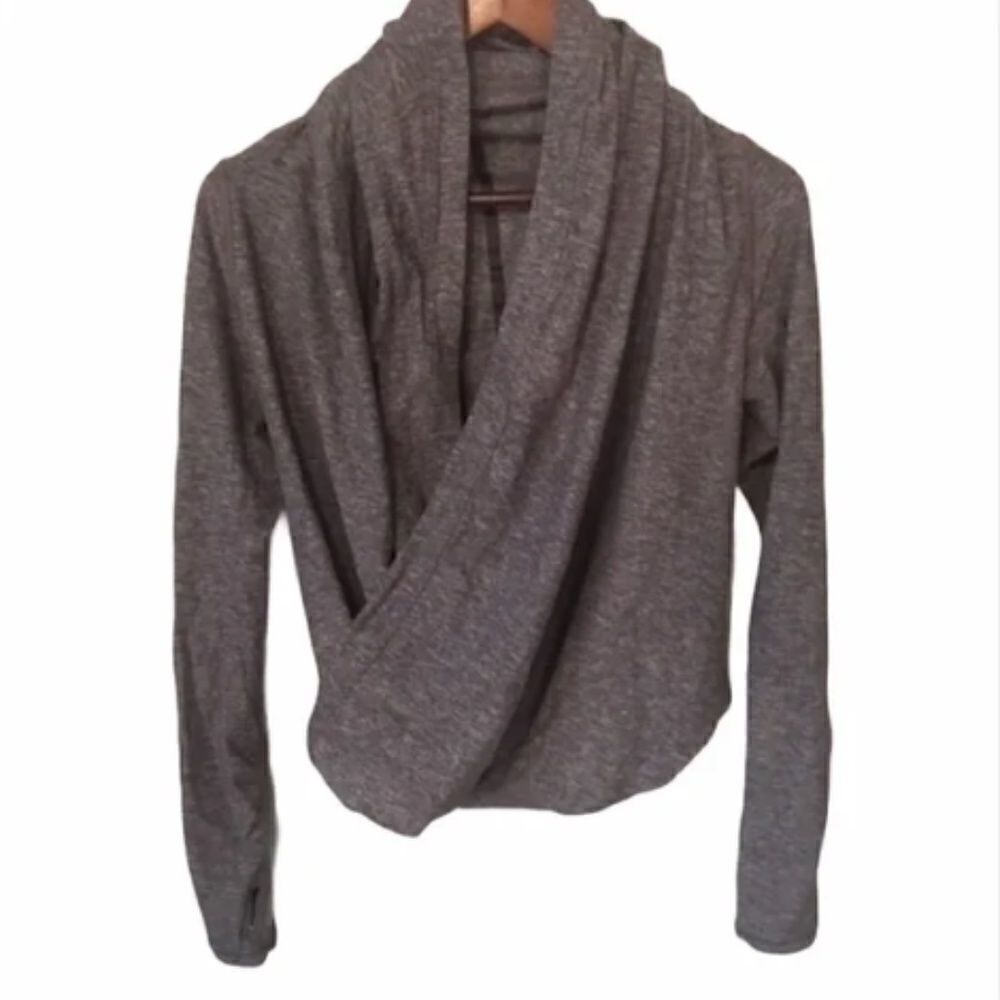 Ivivva Grey Wrap Pullover Jacket